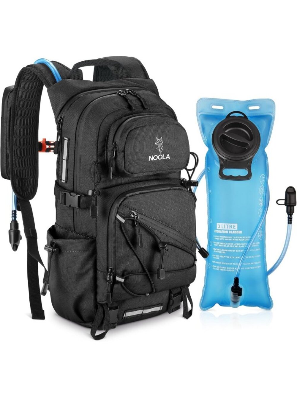 Hydration Hiking Backpack with 3L Water Bladder - Unisex Outdoor Gear